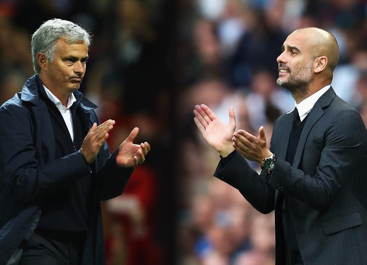 Pep Guardiola je na 16 medsebojnih obračunih sedemkrat premagal Joseja Mourinha. Le trikrat je bil uspešen Portugalec. | Foto: Guliverimage/Getty Images