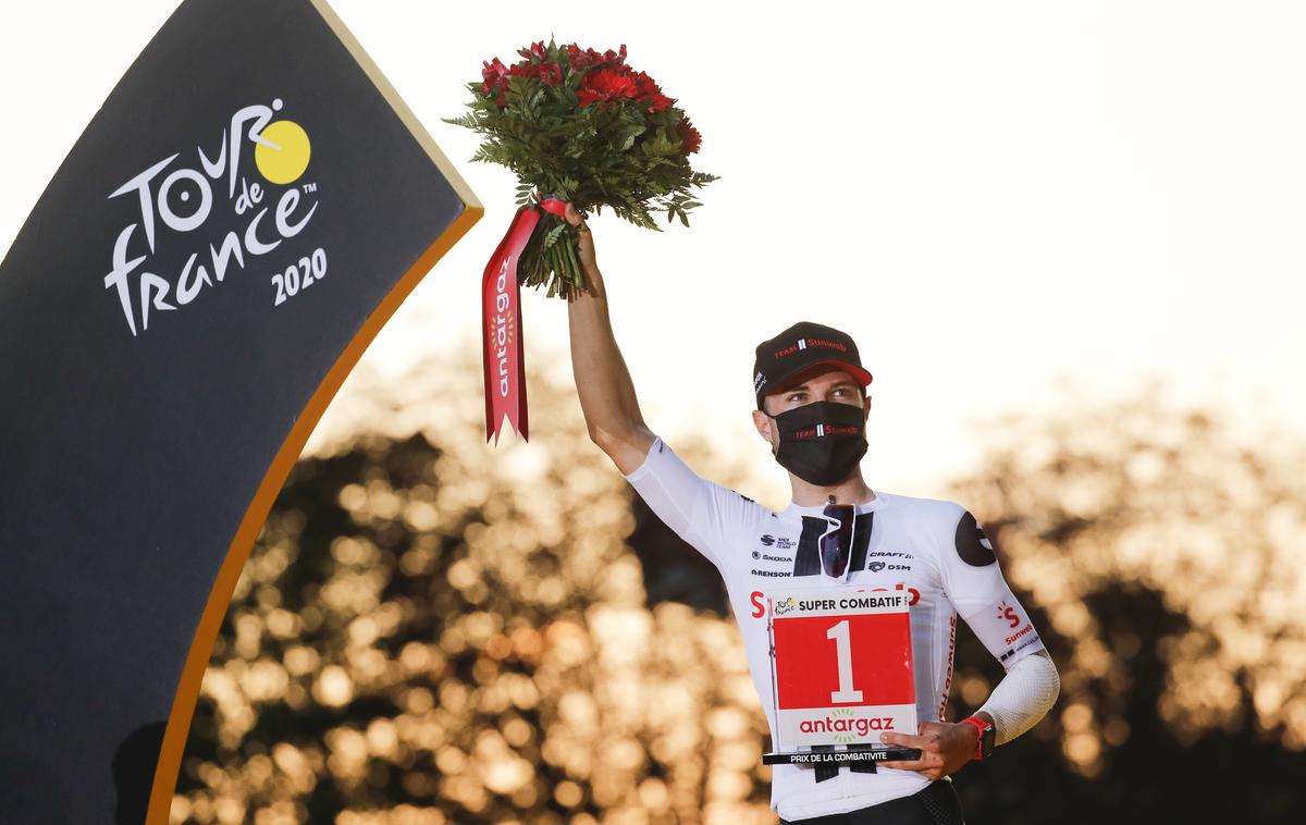 Marc Hirschi | 22-letni Švicar Marc Hirschi, najbolj borben kolesar lanskega Toura, naj bi v novi ekipi zaslužil milijon evrov na leto.  | Foto Guliverimage/Getty Images