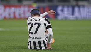 Ne le boleč poraz, še poškodba zvezdnika Juventusa