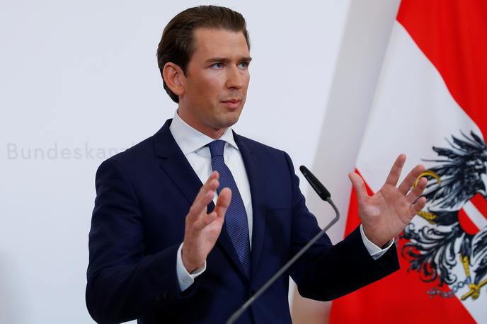 Sebastian Kurz | Najverjetnejša zmaga na evropskih volitvah je za konservativno stranko kanclerja Sebastiana Kurza obliž na rano po razpadu koalicije s svobodnjaki (FPÖ) zaradi domače politične afere. | Foto Reuters