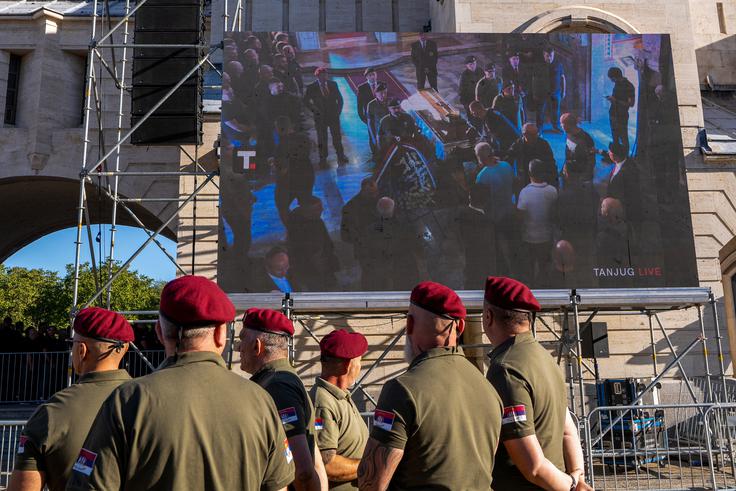 Ratko Mladić, pogreb | Foto: Reuters