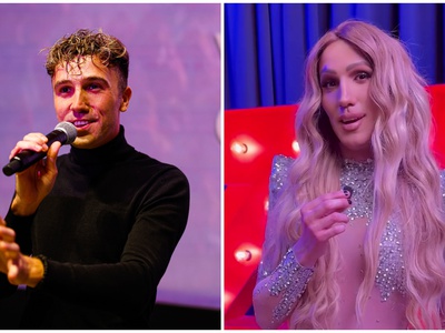 Slovenski pevec v hrvaškem šovu navdušil s preobrazbo v vročo Španko