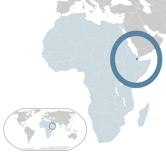 Džibuti je država s površino 23.200 kvadratnih kilometrov, v njej pa živi 921 tisoč ljudi. | Foto: Thomas Hilmes/Wikimedia Commons