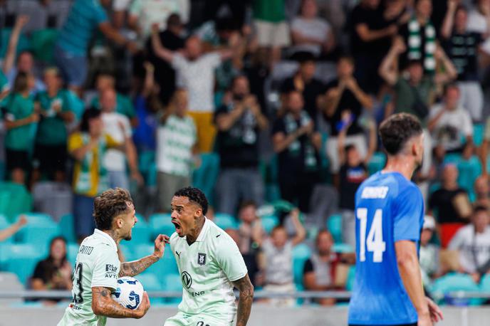 konferenčna liga NK Olimpija Diogo Pinto | Olimpija se je uvrstila v tretji krog kvalifikacij. | Foto Grega Valančič