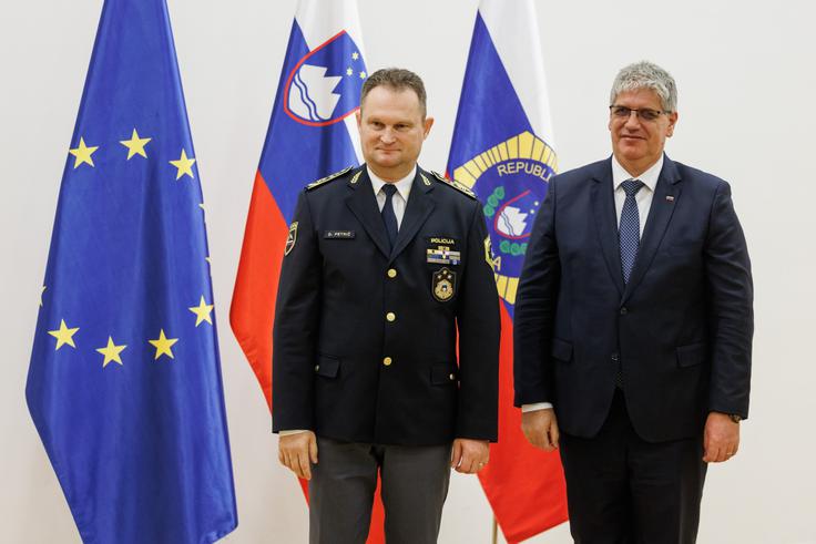 Boštjan Poklukar in Damjan Petrič | Foto: STA