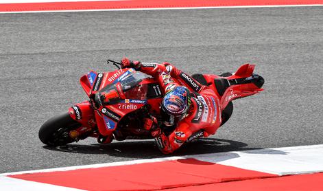 Bagnaia osvojil "pole", Martin šprint, Marquez trikrat na tleh