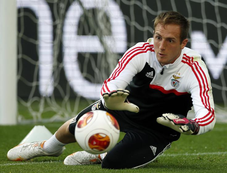 Jan Oblak je pri Benfici navduševal zlasti v sezoni 2013/14, ko je z njo zaigral v finalu lige Europa. | Foto: Reuters
