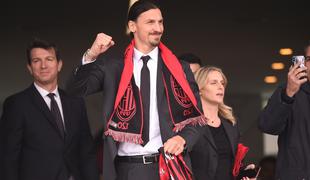 Zlatan Ibrahimović poskrbel za norišnico v Milanu #video