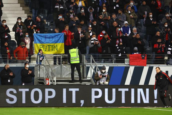 nogomet anti Putin | Ruski napad na Ukrajino močno odmeva tudi v nogometnih krogih.  | Foto Guliverimage