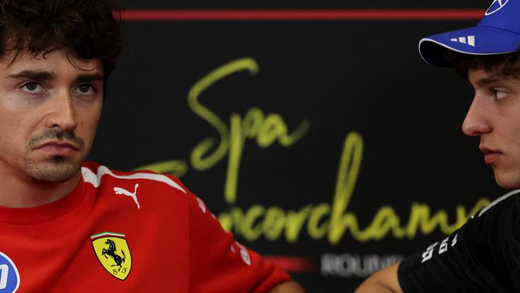 Na prejšnji dirki je prvič letos zmagal Charles Leclerc, prvič pa je brez točk ostal Kimi Antonelli. | Foto: Reuters