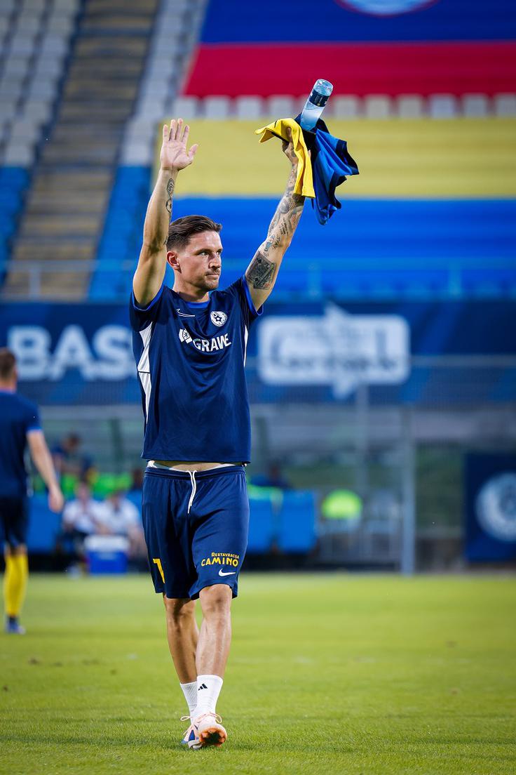Benjamin Verbič bi lahko danes prvič po vrnitvi v knežje mesto za Celje zaigral še v Evropi. | Foto: Luka Kotnik