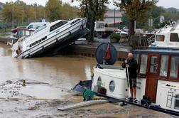 Silovite poplave na jugu Francije zahtevale 12 smrtnih žrtev