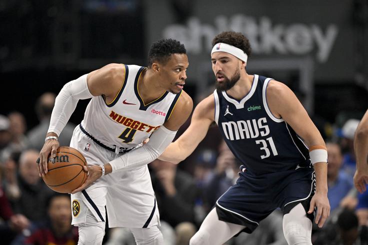 Russell Westbrook in Klay Thompson | Foto: Reuters