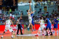 Slovenski košarkarji pokorili tudi italijanske NBA-jevce