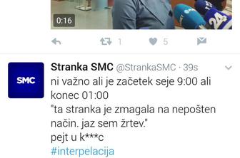 SMC skriva ime in priimek avtorja tega zapisa