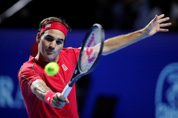 Roger Federer | Roger Federer je v domačem Baslu osvojil jubilejno deseto zmago. | Foto Reuters