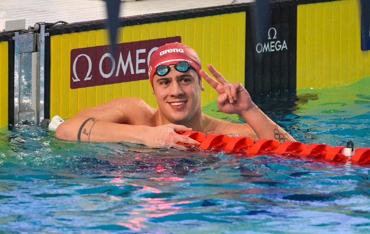 Noe Ponti | Noe Ponti je izboljšal rekordno znamko na na 100 m mešano. | Foto Guliverimage