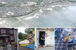 Trenutek, ko je tla stresel potres #video