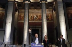 Grška Siriza po zmagi poziva k splošnim volitvam