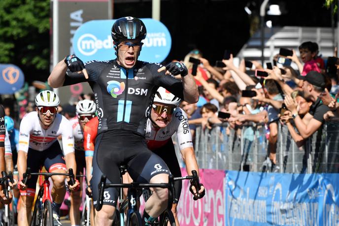 Alberto Dainese |  Alberto Dainese je zmagovalec ravninske 11. etape kolesarske Dirke po Italiji. | Foto Reuters