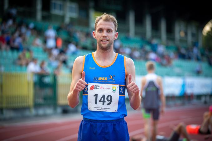 Žan Rudolf je bil najhitrejši na 1500 metrov. | Foto: Atletska Zveza Slovenije