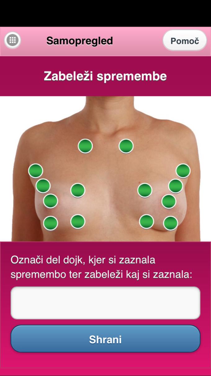 Rak dojk mobilna aplikacija Breast Test | Foto: 
