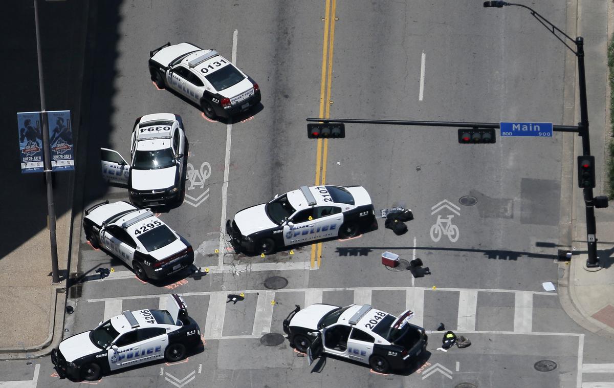 Dallas, streljanje, ZDA, policisti | Foto Reuters