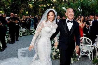 Jeff Bezos in Lauren Sanchez sta si obljubila večno zvestobo