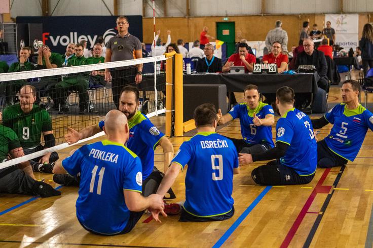 slovenska reprezentanca v odbojki sede | Foto: Odbojkarska zveza Slovenije