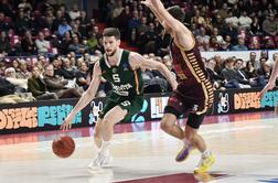 Cedevita Olimpija v zadnjih sekundah izgubila v Benetkah