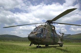 Helikopter SV moral nenačrtovano pristati ob hrvaški meji