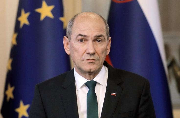 Janša je brexit označil za geostrateško katastrofo, katere posledice bo EU trpela še dolgo časa.  | Foto: STA ,