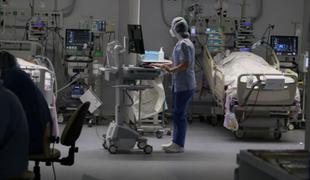Razmere v bolnišnicah vse slabše, v intenzivnih terapijah 80 odstotkov necepljenih #video