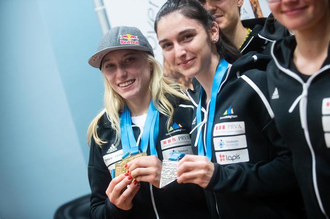Janja Garnbret in Mia Krampl sta si že zagotovili olimpijsko vozovnico za Tokio, medtem ko slovenski moški kvoti ostajata prosti. | Foto: Grega Valančič/Sportida