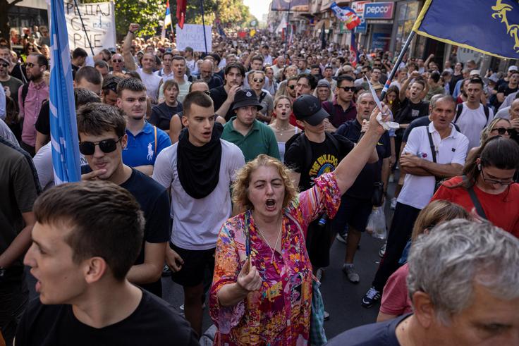 Protesti, Srbija | Foto: Reuters