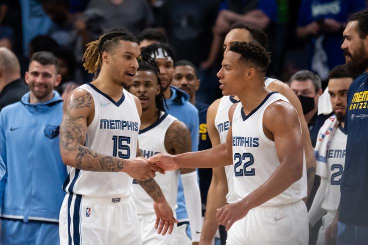 Desmond Bane in Brandon Clarke sta skupaj dosegla kar 46 točk. | Foto: Reuters