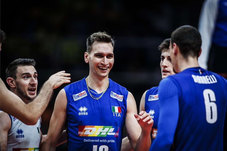 Italijani so vodilna reprezentanca turnirja v Braziliji, kjer so na dveh tekmah oddali niz. | Foto: Volleyball World