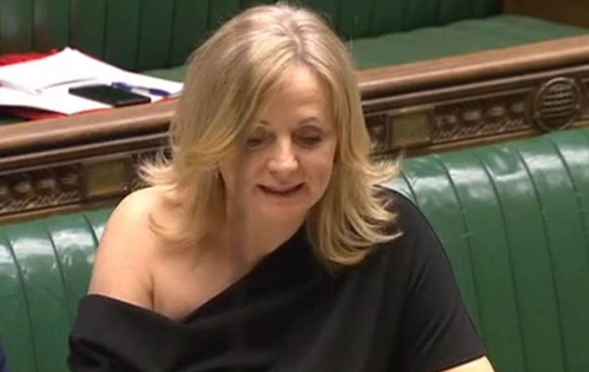 Tracy Brabin | Takole je Tracy Brabin pred nekaj dnevi nagovorila spodnji dom britanskega parlamenta. | Foto Twitter