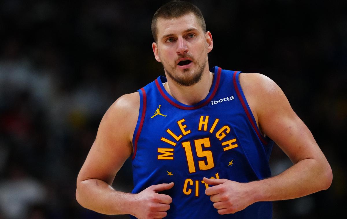 Nikola Jokić Denver Nuggets | Nikola Jokić je na lestvici kandidatov za priznanje MVP znova na prvem mestu. | Foto Reuters