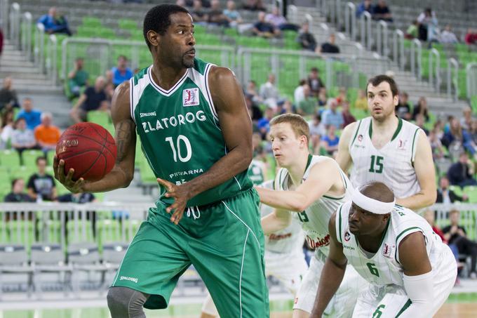 Chris Booker: nekdanji "zmaji", ki je Olimpiji sive lase povzročal kot član Krke, zdaj Zlatoroga. | Foto: 