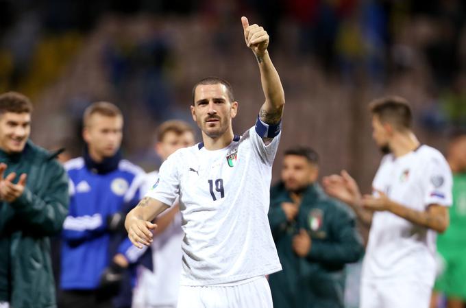 Leonardo Bonucci je kapetan in idejni vodja nove Italije na igrišču. | Foto: Reuters