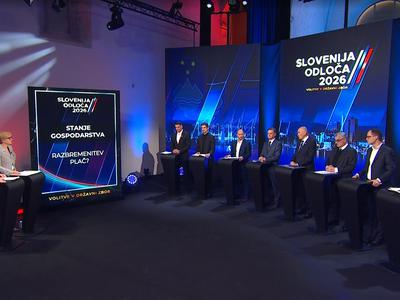 Golob in Janša prvič skupaj na soočenju