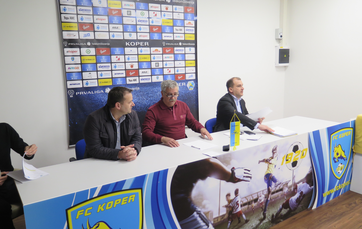 FC Koper, Goran Malenič, Valter Valenčič | Foto STA