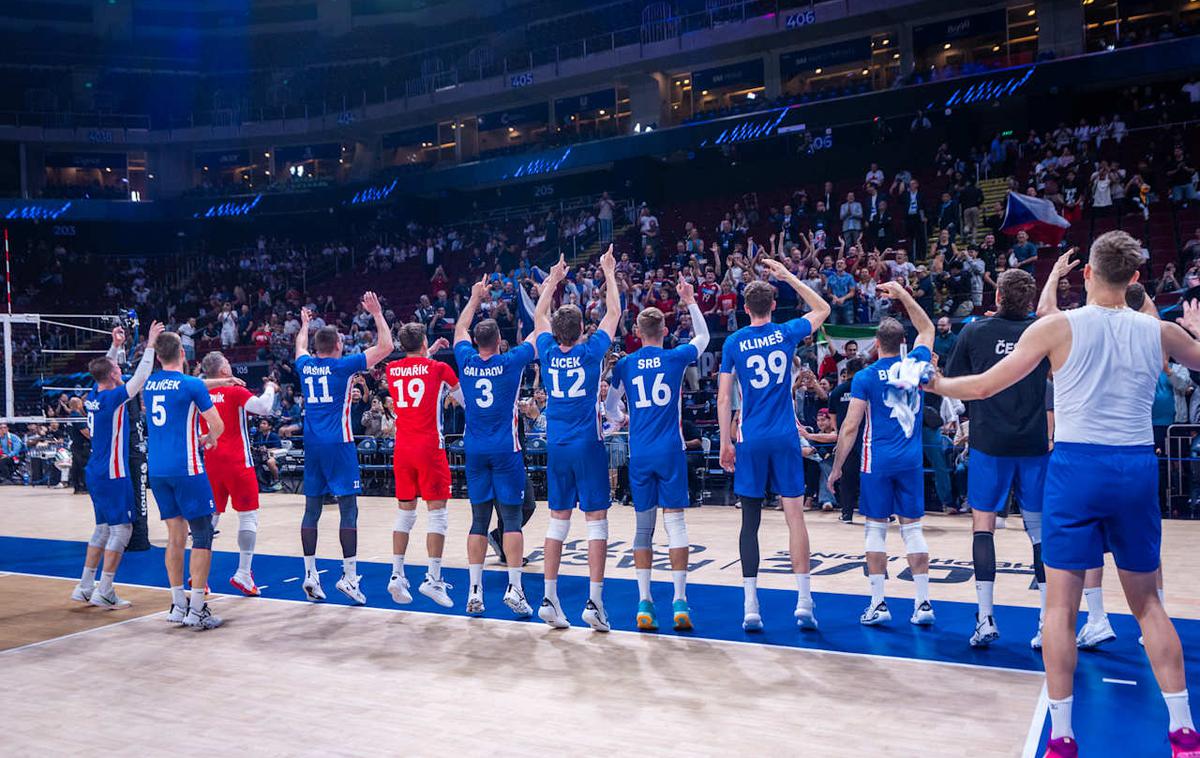 češka odbojkarska reprezentanca | Čehi so v polfinalu s 3:1 premagali Iran. | Foto Volleyball World