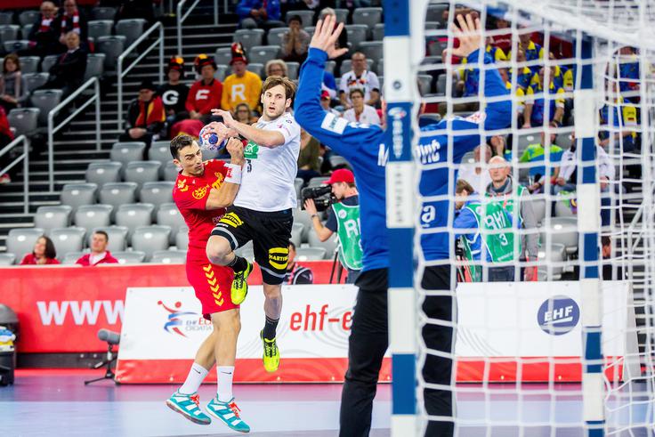 Uwe Gensheimer je bil na tekmi proti Črni gori z devetimi zadetki prvi strelec. | Foto: Žiga Zupan/Sportida