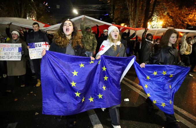 Tbilisi, Gruzija, protesti | Foto: Reuters