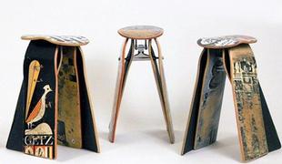 Pohištvo iz odsluženih rolk