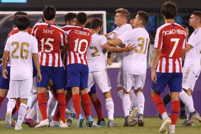 Atletico Madrid Real Madrid | Atletico ima letos na ZDA prijetne spomine. Poleti je med drugim s 7:3 ponižal madridski Real. | Foto Reuters