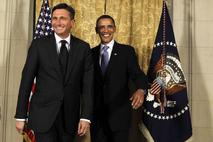 Borut Pahor in Barack Obama