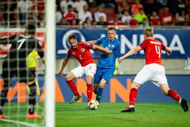 slovenska nogometna reprezentanca Avstrija Celovec kvalifikacije Euro 2020